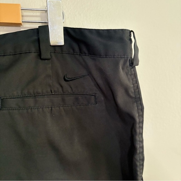 Nike Golf DRI-FIT Black Flat Front Shorts Athletic Style - Picture 8 of 10